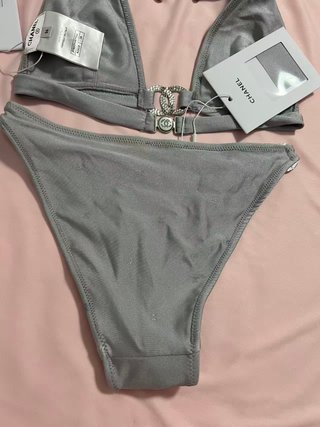 Bikini Chanel Argento Taglia S/36