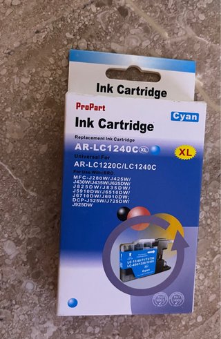 Cartucho Tinta ProPart Cyan XL AR-LC1240C