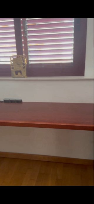 Mueble despacho/escritorio madera y blanco