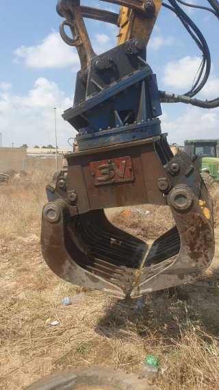 Pinza escollera para excavadora 20tn