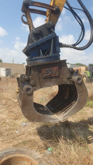 Pinza escollera para excavadora 20tn