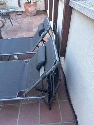 2 Lettini da Giardino Grigi