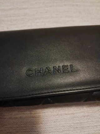Astuccio per occhiali Chanel nero