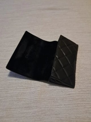 Astuccio per occhiali Chanel nero