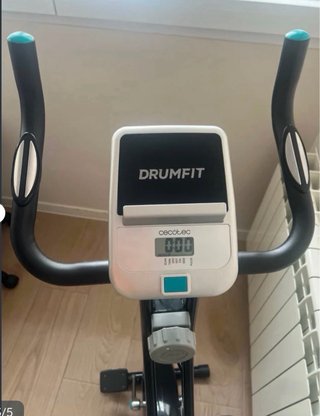 Bicicleta Estática Drumfit Negra