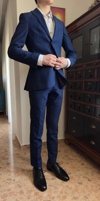 Traje azul adolescente Talla M