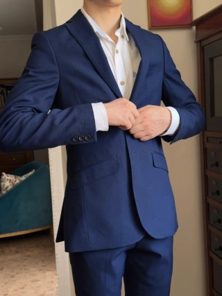 Traje azul adolescente Talla M