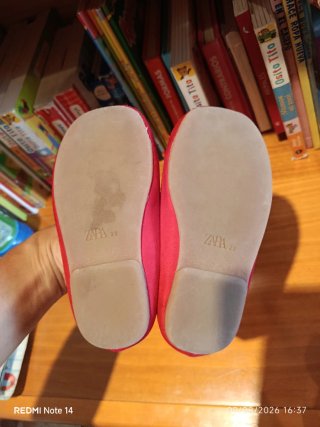 Bailarinas rojas niña talla 22