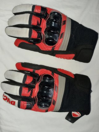 Guantes Ducati Piel Carbono Talla M