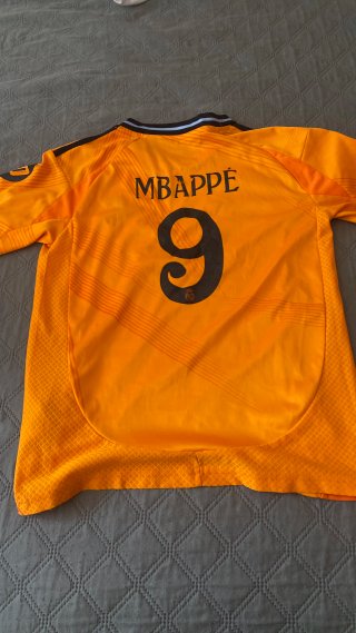 Camiseta Real Madrid Adidas Naranja Talla L