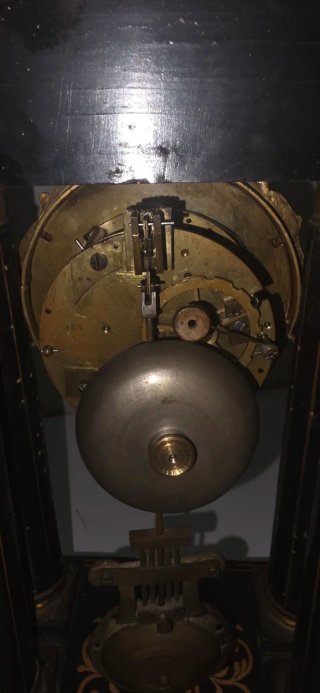 Orologio Francese Metà '800 da tavolo a portale n8