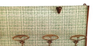Appendiabiti da parete vintage legno skai anni '40