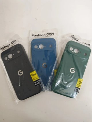 Fundas Google Pixel 9 (Negra, Azul, Verde)