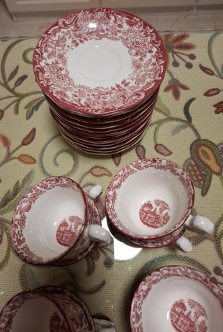 Juego Café La Cartuja Sevilla Porcelana