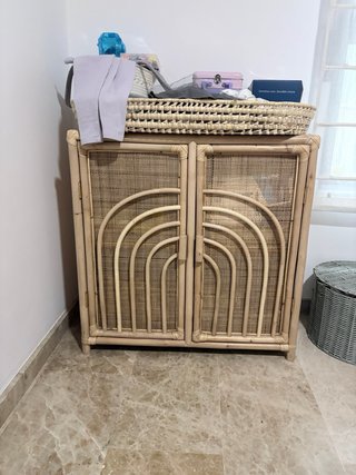 Cómoda Rattan Maiden Home Beige