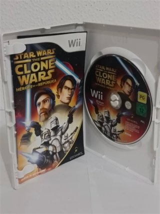 StarWars The Clone Wars héroes de la republica Wii