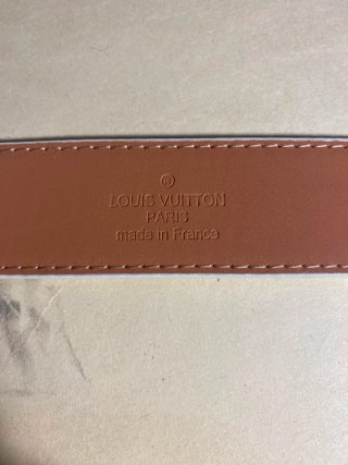 Cintura Louis Vuitton Bianca 115cm