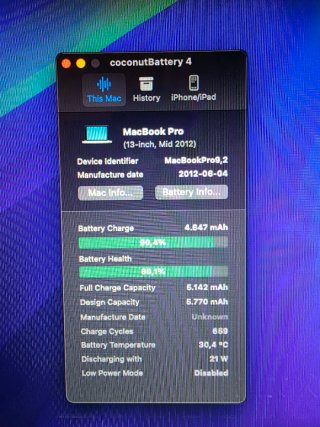 MacBook Pro 16GB RAM 2TB HDD 256GB SSD Mid2012