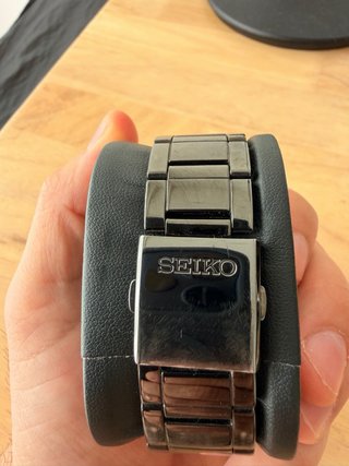 Reloj Seiko Cronógrafo Negro 100M