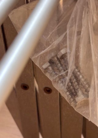 Tendedero extensible de acero para pared - nuevo