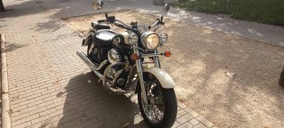 Honda Shadow 750 Ace c2 Beige/Negro
