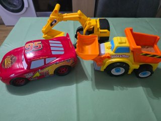 Lote Juguetes: Camión, Excavadora y Coche