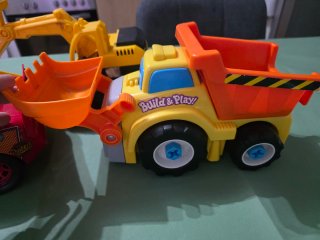 Lote Juguetes: Camión, Excavadora y Coche