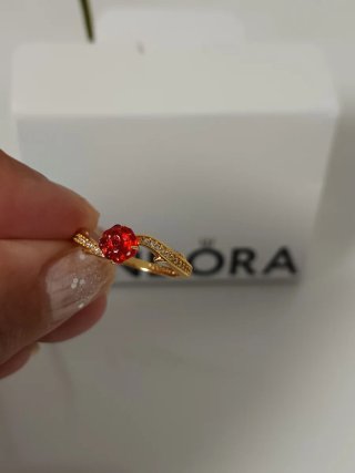 Anillo Pandora Disney Rosa Encantada T56
