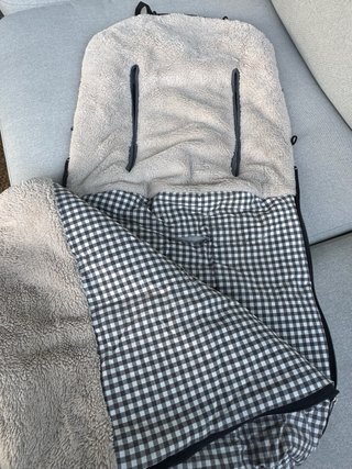 Saco Bugaboo Invierno Beige y Cuadros Uzturre