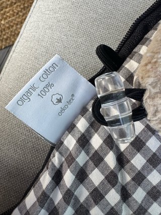 Saco Bugaboo Invierno Beige y Cuadros Uzturre