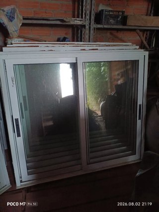 Ventanas correderas aluminio blanco