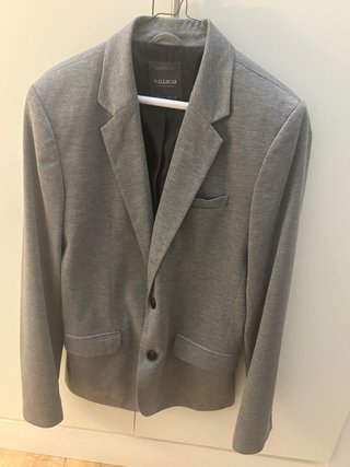 Chaqueta americana gris Pull&Bear