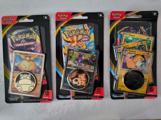 Lote 3 Blisters Pokémon TCG (English)