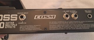 Pedalera Boss ME-70 + Fuente alimentación y manual