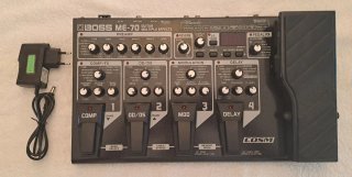 Pedalera Boss ME-70 + Fuente alimentación y manual
