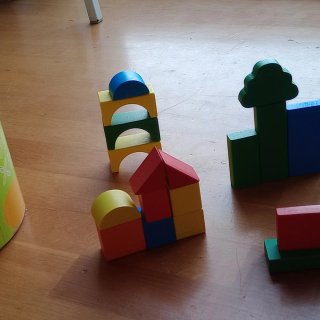 Bloques de construcción de madera