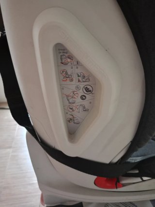 Silla coche Isofix negra