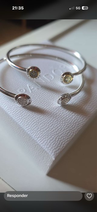 Pulsera Pandora Doble Tono