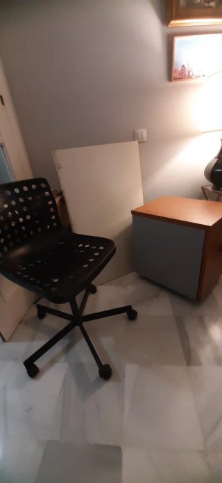 Silla de Oficina Ikea Negra
