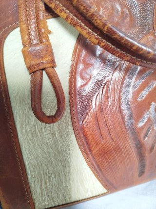 Bolso de piel hecho en México
