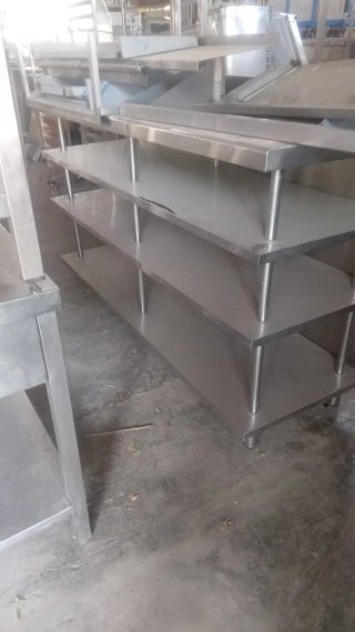 Mueble Acero Inoxidable 200x60x105