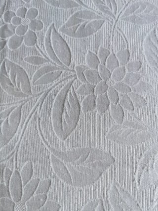 Copriletto matrimoniale jacquard damascato vintage