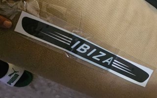 Pegatina Ibiza Carbono Seat Ibiza 6J