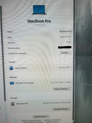 MacBook Pro M1 16GB