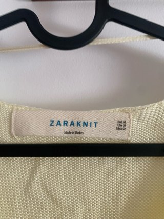 Blusa Zara Talla Única Amarilla