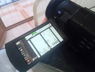 Videocámara Sony FDR-AX100 4K Negra