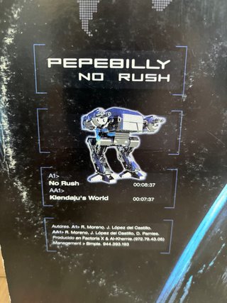 Vinilo remember Pepebilly No Rush