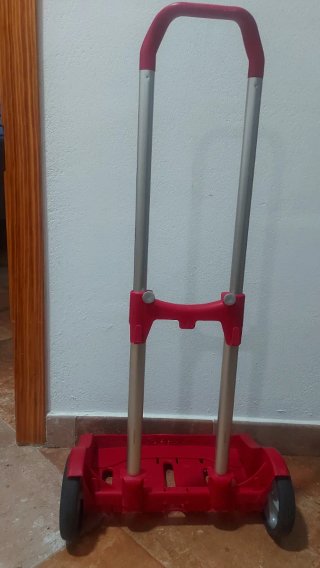 Carro portamochilas plegable safta