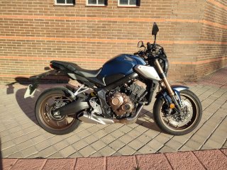Honda CB 650 R Azul/Gris