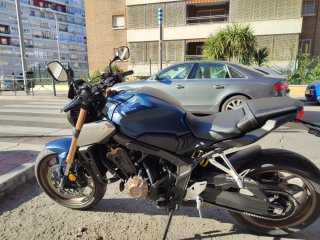 Honda CB 650 R Azul/Gris